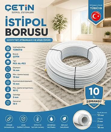 ®️İSTİPOL BORULARI 👍 ✔️Pexalpex borular ✔️Oksigen bariyerli borular — 2
