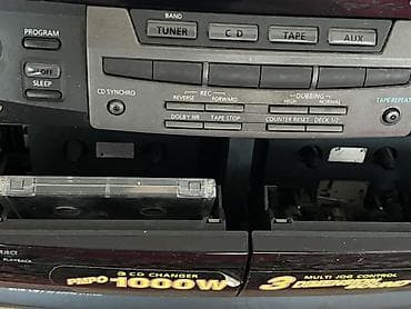 qulaq: Samsung MAX-630 mini komponent sistemi - Güclü səs: PMPO 1000W, “3 — 3