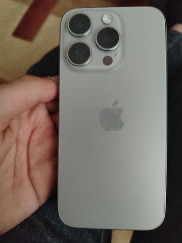 ipona: IPhone 15 Pro, 128 GB, Gümüşü, Face ID — 1
