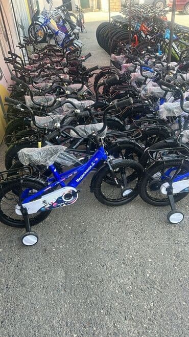 qızlar üçün hədiyyələr: Yeni İki təkərli Uşaq velosipedi 12", sürətlərin sayı: 1, Ünvandan götürmə — 17