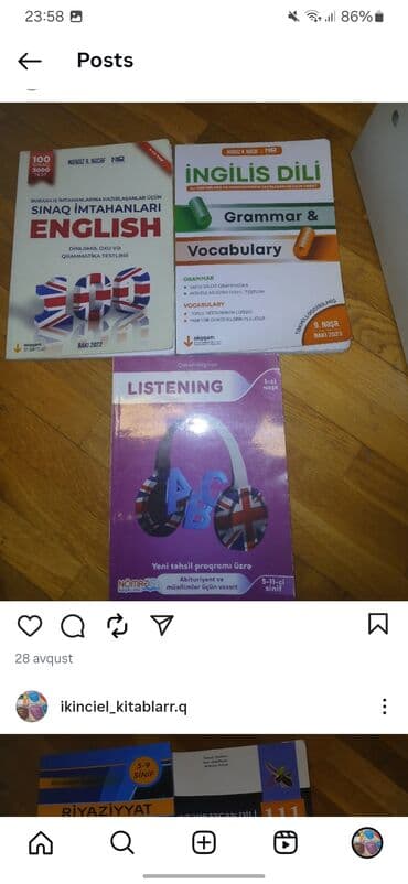 Digər kitablar və jurnallar