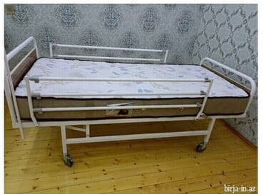 Tibbi/əlaqədar xəstəxana çarpayısı – tək nəfərlik, metal karkaslı