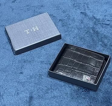 Tommy Hilfiger kişi pul kisəsi – dəri aksesuar • Material: təbii — 3