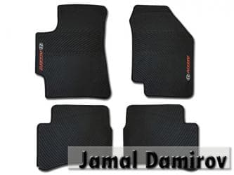 резиновые коврики: Hyundai accent 2010 üçün rezin ayaqaltılar. Резиновые коврики для — 1