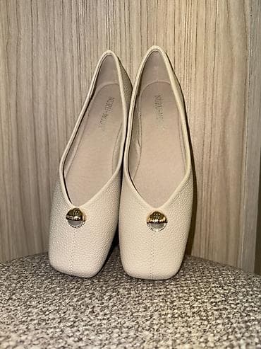 Балетки: Qadın baletkaları – NURI-MODA - Model: yumşaq teksturalı dəri — 1