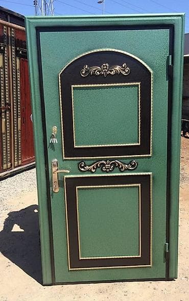 Döşəmə: Metall seyf qapılar – dekorativ naxışlı, möhkəm konstruksiya Məhsulun — 6