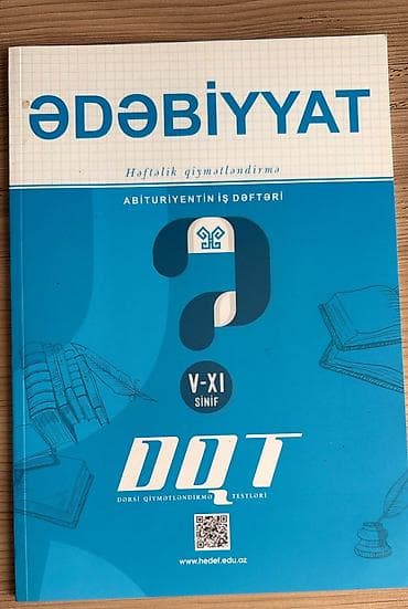 İş dəftərləri: Məhsul: “Ədəbiyyat – Abituriyentin iş dəftəri (DQT)” - Mövzu — 1