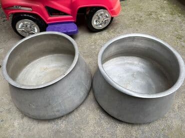 karaca azerbaycan qab qacaq: Qazan, rəng - Gümüşü, Alüminium — 1