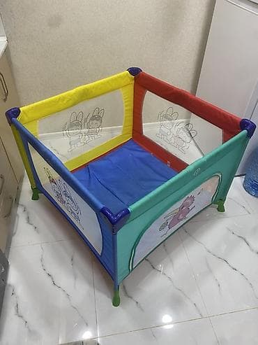 leqo oyuncaqlar: Uşaq üçün oyun çitləri (playpen) - Rəngli, yumşaq parça və möhkəm — 3