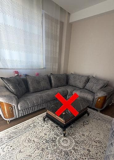 islenmis divan: Угловой диван, Б/у, Раскладной, С подъемным механизмом, Платная доставка — 1