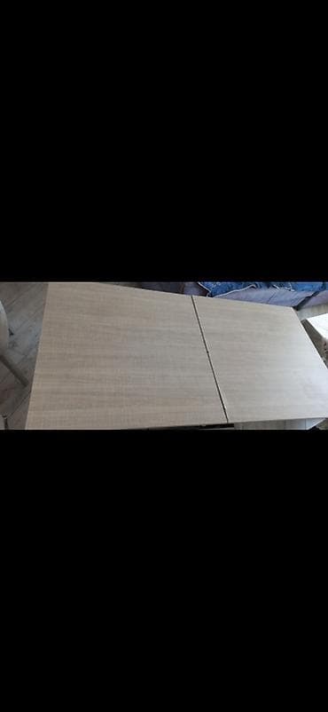 Kvadrat masa, Transformer, Təkərsiz, Teksturalı laminat, Zəmanətsiz — 2