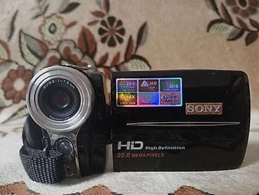 Məhsul: Rəqəmsal videokamera (HD) Xüsusiyyətlər: - 20.0 MP foto