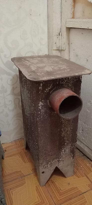 dam duqa: Metal soba (qaz iyle ishleyen - Material: qalın polad gövdə, üstü düz — 1