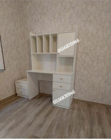 tek taxtlar: Oğlan və qız üçün, Yeni, Siyirməli, Yazı masası, Stulsuz — 5