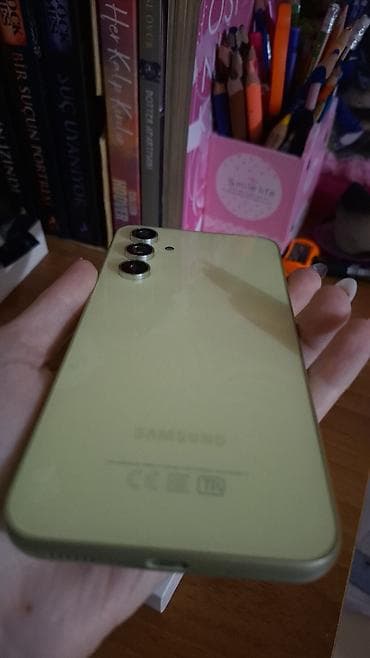 balaca telfonlar: Samsung Galaxy A54 5G, 128 GB, rəng - Yaşıl, Barmaq izi, Face ID — 5