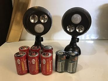 07 led isiq: Hərəkət sensorlu LED projektor lampası - 2 güclü LED işıq mənbəyi və — 2