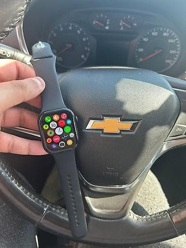 Smart saat, Apple, Sensor ekran, rəng - Qara