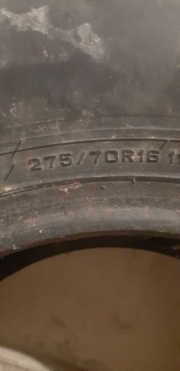 disklər təkərlər type 1: 275 / 70 / R 16
iki ədəd — 5