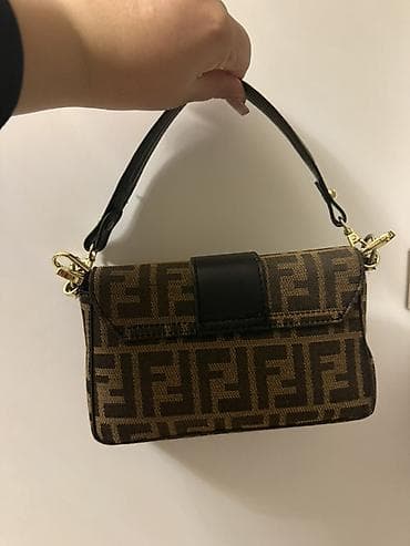 el çantasi: Fendi Zucca mini çiyin/əl çantası - Model: Baguette üslubunda mini — 3