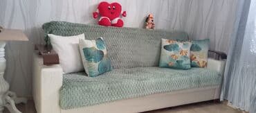 kreditle inekler: Диван, Б/у, Раскладной, С подъемным механизмом, Ткань — 1