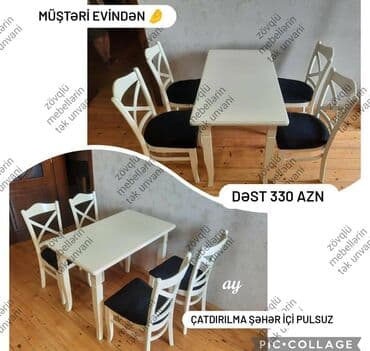 əncir cemi: Dördbucaq masa, Mətbəx üçün, Zəmanətsiz — 1