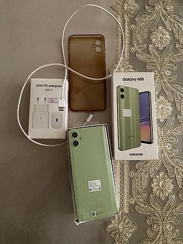 фотоаппарат canon powershot sx130 is: Samsung Galaxy A05, 64 ГБ, цвет - Зеленый, С документами — 2