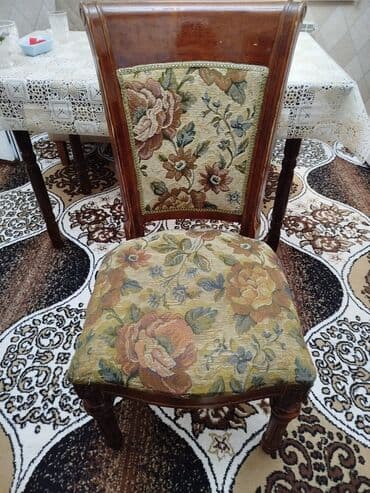 стул: Qonaq otağı üçün, rəng - Bej Stul — 1