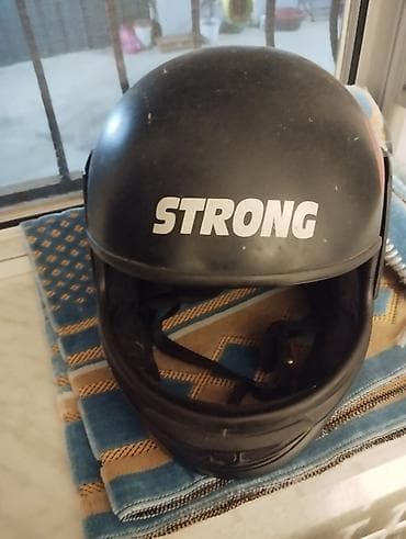 qazel motoru: Motosiklet dəbilqəsi – STRONG marka, “Speed” dizaynlı - Tip: Tam üzlü — 2