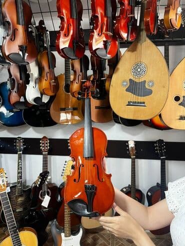 Mikrofonlar: Skripka 4/2 🎻 İkinci əl skripka – Təzə kimidir, münasib qiymətə! 🎶