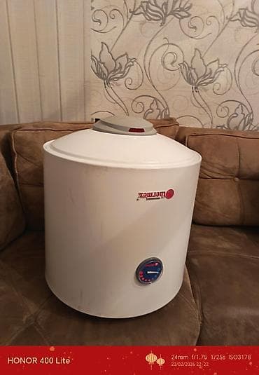 Stasionar telefonlar: Ariston elektrik su qızdırıcısı (su qazanı) - Silindrik divara asılan — 1