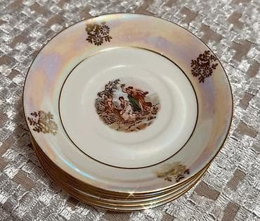 Кухонные принадлежности: Блюдца, Фарфор — 1