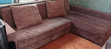 Künc divan, İşlənmiş, Açılan, Bazalı, Parça, Çatdırılma yoxdur