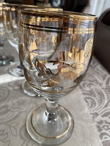 nehre satilir: Qədəhlər, Şüşə, 6 ədədli dəst — 4