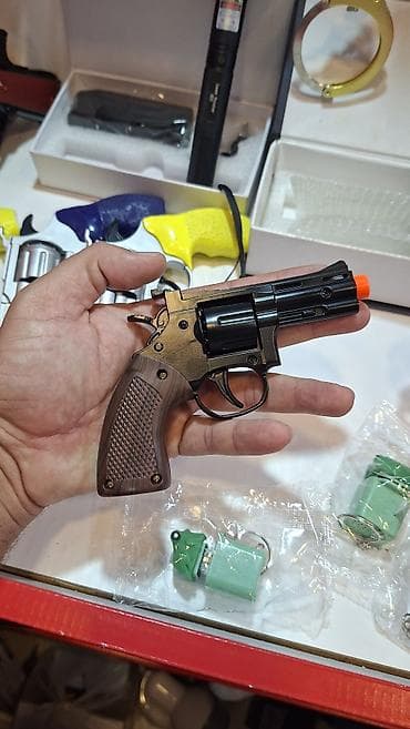 oyuncaql: Uşaq oyuncağı – mini revolver (oyuncaq tapança) - Tip: Mexaniki — 2