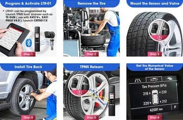 датчик температуры: Launch tpms təkər sensoru spesifikasiya: i̇şləmə tezliyi: 315 mhz — 6
