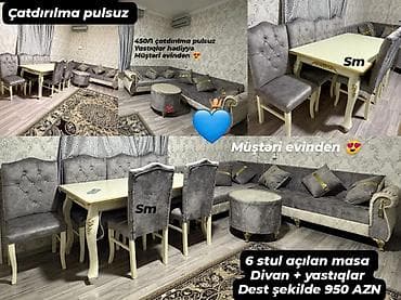 Divan və masa dəstləri