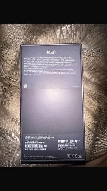iphone 8 plata: IPhone 8 Plus, 64 GB, Space Gray, Barmaq izi, Sənədlərlə — 7