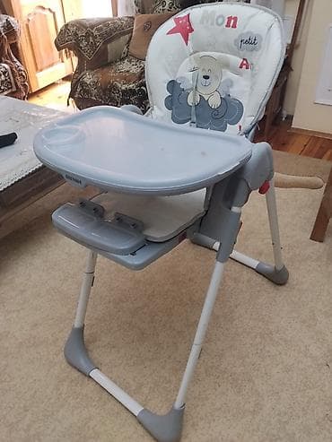 Yemək masaları, oturacaqları: Uşaq yemək stulu - Brend: SHENMA - Rənglər: ağ/boz (qırmızı — 3