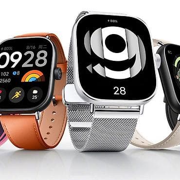kreditle saat: Yeni, Smart saat, Xiaomi, Sensor ekran, rəng - Gümüşü — 3