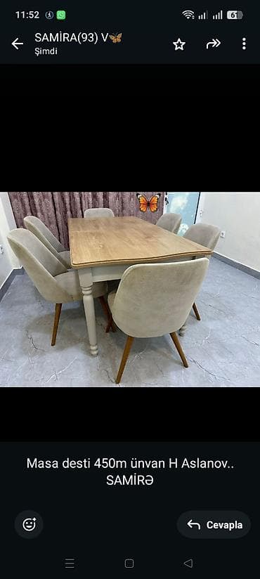ofis stol stullari: Masa desti 450m ünvan H Aslanov. SAMİRƏ — 1
