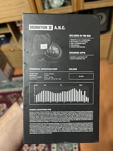 Marshall Monitor II A.N.C. – aktiv səs-küyə nəzarətli Bluetooth