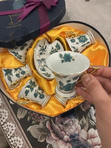 kofe servisi: Qəhvə dəsti, rəng - Ağ, Farfor, 6 nəfərlik, Yaponiya — 2