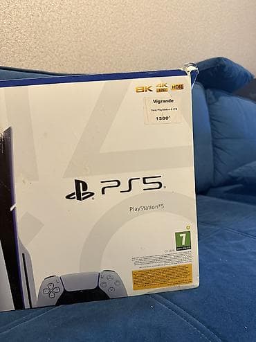 playstation plus: Ps5 4 aydı alinib 1 tb yaddas hesabda var icinde qiymetde razilasmaq — 1