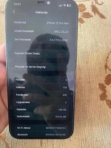 Video oyunlar və konsollar: IPhone 12 Pro, Pacific Blue, Face ID — 6