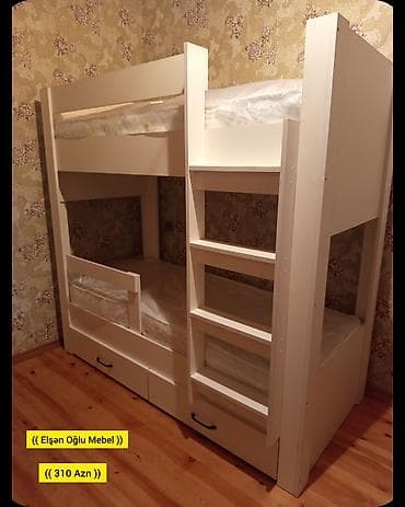 tekli carpayi: Oğlan və qız üçün, Yeni, Çarpayı, Matras ilə, Siyirməli, Laminat — 1