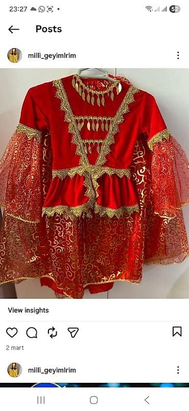 Детская обувь: Qırmızı rəngli milli rəqs geyimi - Zərif məxmər fakturalı üstlük və — 1