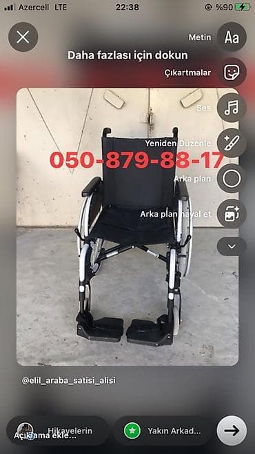 motorlu qayiq satisi: Təkərli əlil arabası – satış və icarə xidməti - Yüngül və dayanıqlı — 2