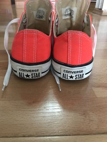 женские красные кеды: Ölçü: 39, rəng - Qırmızı, Yeni — 2