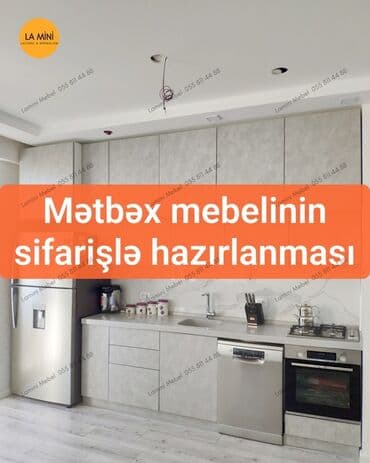 ıkıncı el metbex mebelı: La Mini Mebel şirkəti olaraq, mətbəx mebellərinin sifarişlə — 1