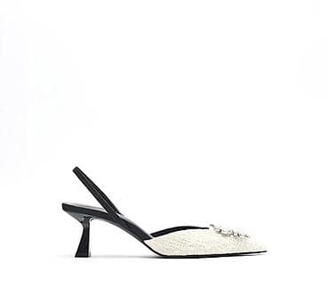 qadın kofta: ZAR qadın slingback tufli - Model: incə burunlu, açıq dabanlı — 3